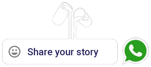 Share your story on WhatsApp
